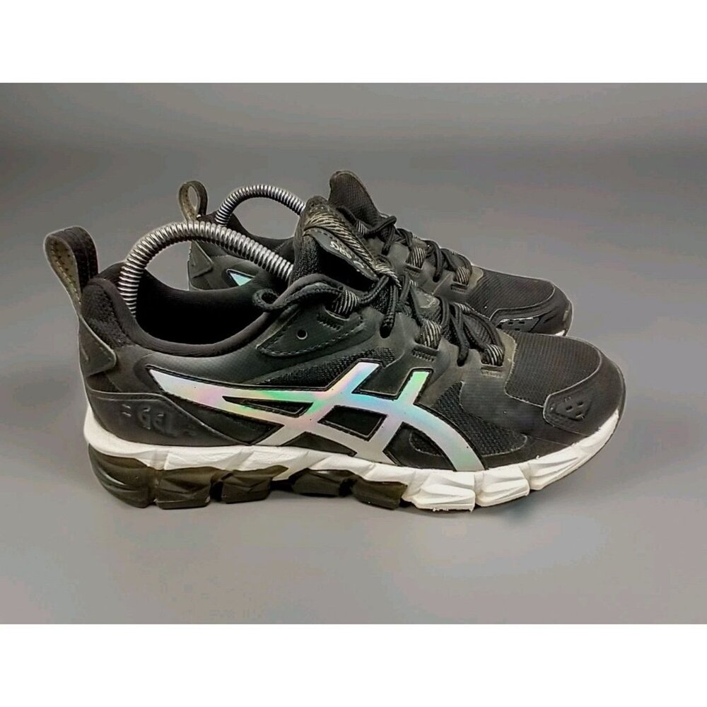 ASICS GEL-Quantum 180 Women‎ Black 8.5 Iridescent Metallic Running Sneakers